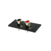CHASSIS RCA AMP 2P - NICKEL