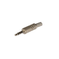 JACK MÂLE 3.5 MM - STÉRÉO NICKELÉ - 4 CONNEXIONS
