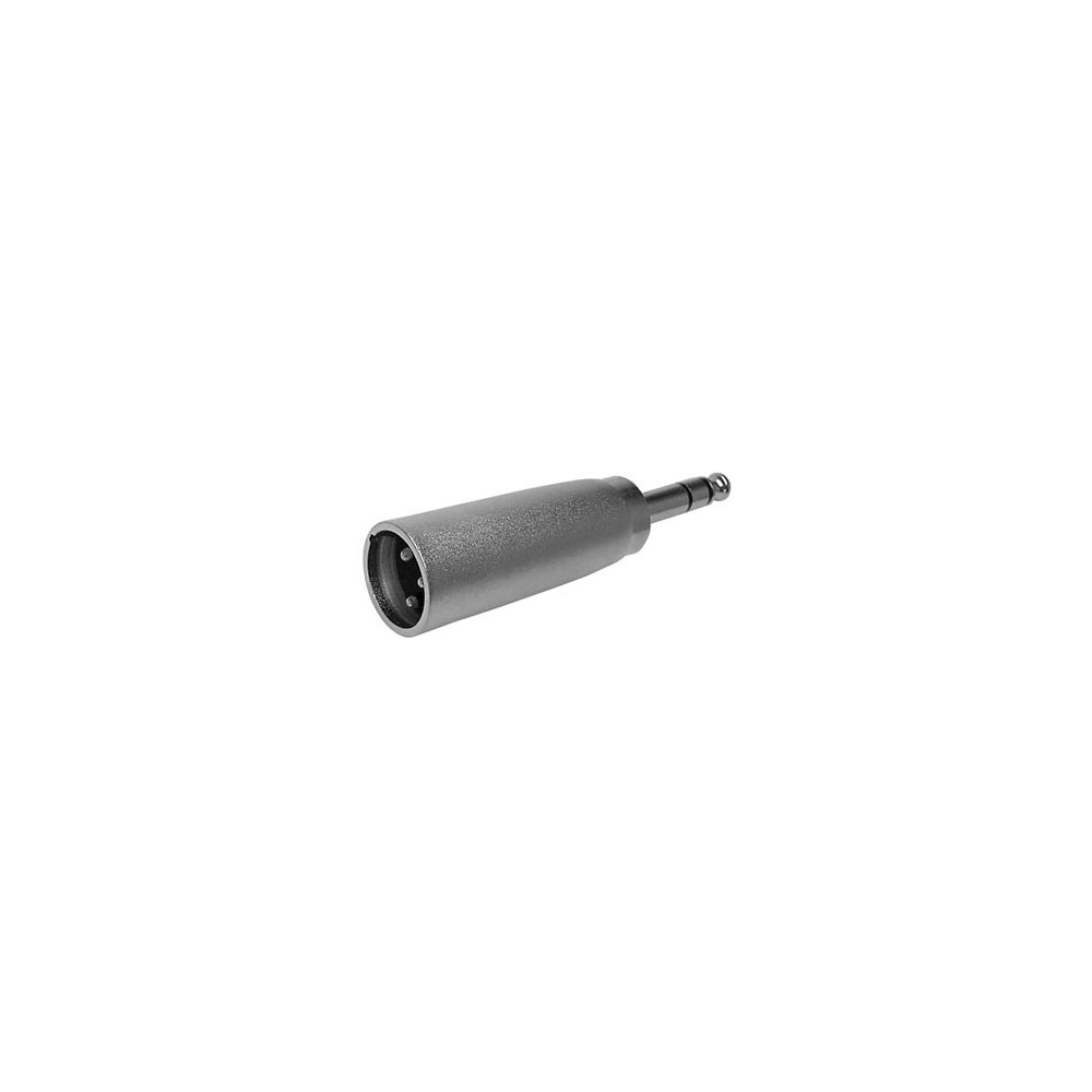 XLR MALE 3 BROCHES VERS FICHE JACK MALE 6.35mm STEREO