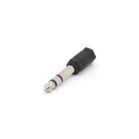 JACK FEMELLE 3.5mm STEREO VERS JACK MALE 6.35mm STEREO