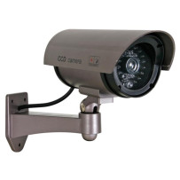 CAMÉRA BULLET FACTICE AVEC LED ROUGE