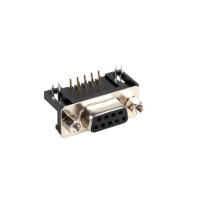 CONNECTEUR SUB-D FEMELLE 9 BROCHES POUR CIRCUIT IMPRIME