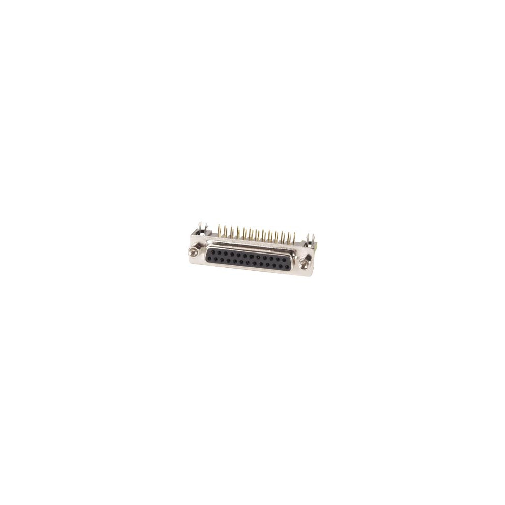 CONNECTEUR SUB-D FEMELLE 25 BROCHES POUR CIRCUIT IMPRIME