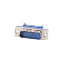CONNECTEUR SUB-D MALE 15 BROCHES POUR CABLE NAPPE