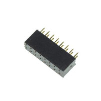 BARRETTE FEMELLE DOUBLE RANGEE - 16 BROCHES