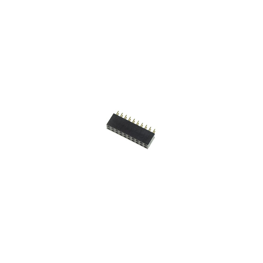 BARRETTE FEMELLE DOUBLE RANGEE - 20 BROCHES