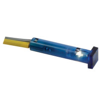 VOYANT CARRE 7 x 7mm 12V BLEU
