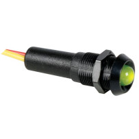 VOYANT LED VERT 5V - BOITIER NOIR