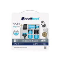 Cellfast, kit d'arrosage yacht mini, 9 mm (3/8"), 15 m