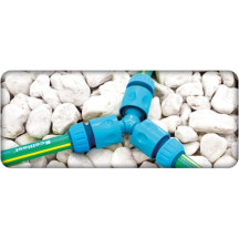 Cellfast, connecteur à 2 voies pour tuyau d'arrosage, 1/2", 5/8"