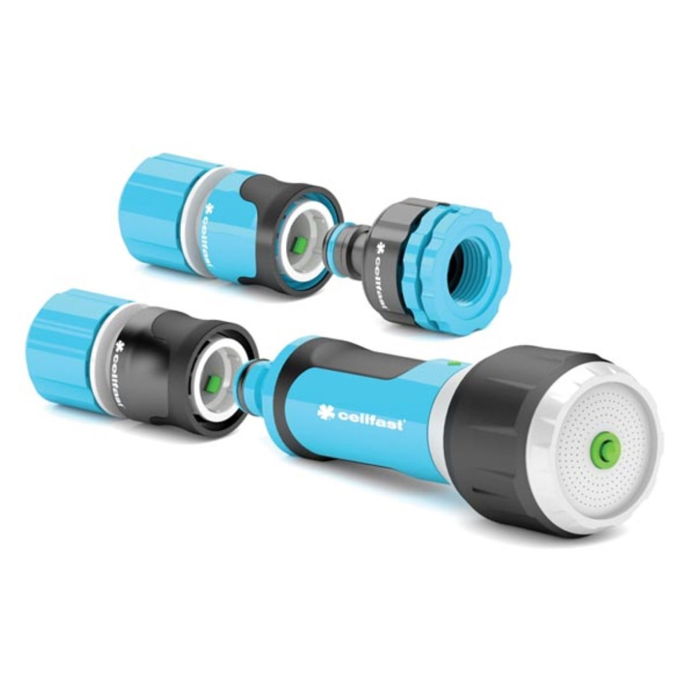 Cellfast, jeu avec pistolet d'arrosage multifonctions, ergo, 1/2"