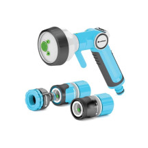 Cellfast, jeu avec pistolet d'arrosage, 4 fonctions, ergo, 3/4"