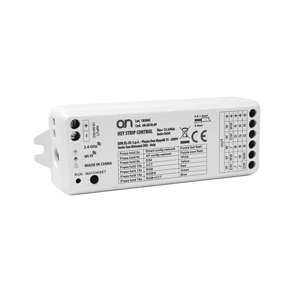 Système multizone - récepteur contrôleur LED 4 canaux