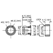 CLIPS POUR LED 5mm (2 pcs)