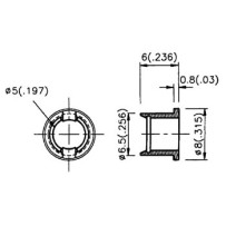 CLIPS POUR LED 5mm (1pc)