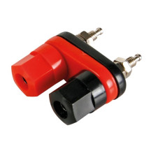 DOUBLE BORNE DE RACCORDEMENT ROUGE/NOIR - DOREE