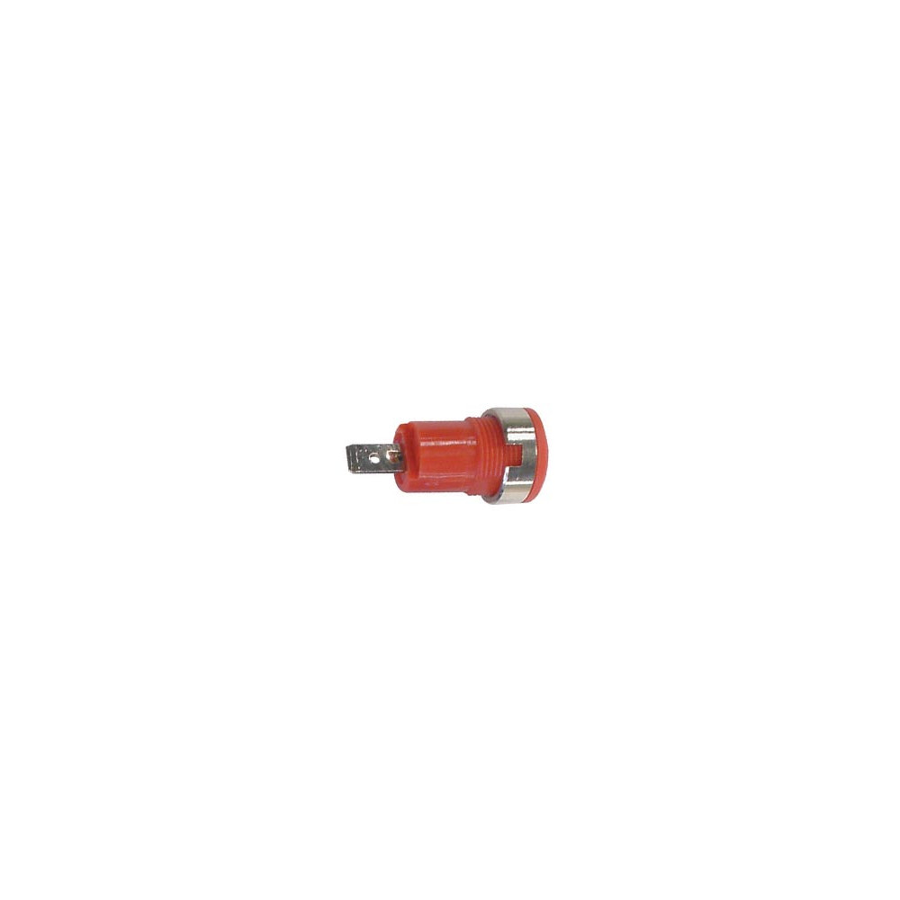DOUILLE DE SECURITE "FAST ON" SELON IEC1010 - ROUGE