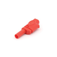 FICHE BANANE 4mm SELON IEC1010 - ROUGE