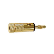 FICHES BANANES DORÉES 4mm - NOIR