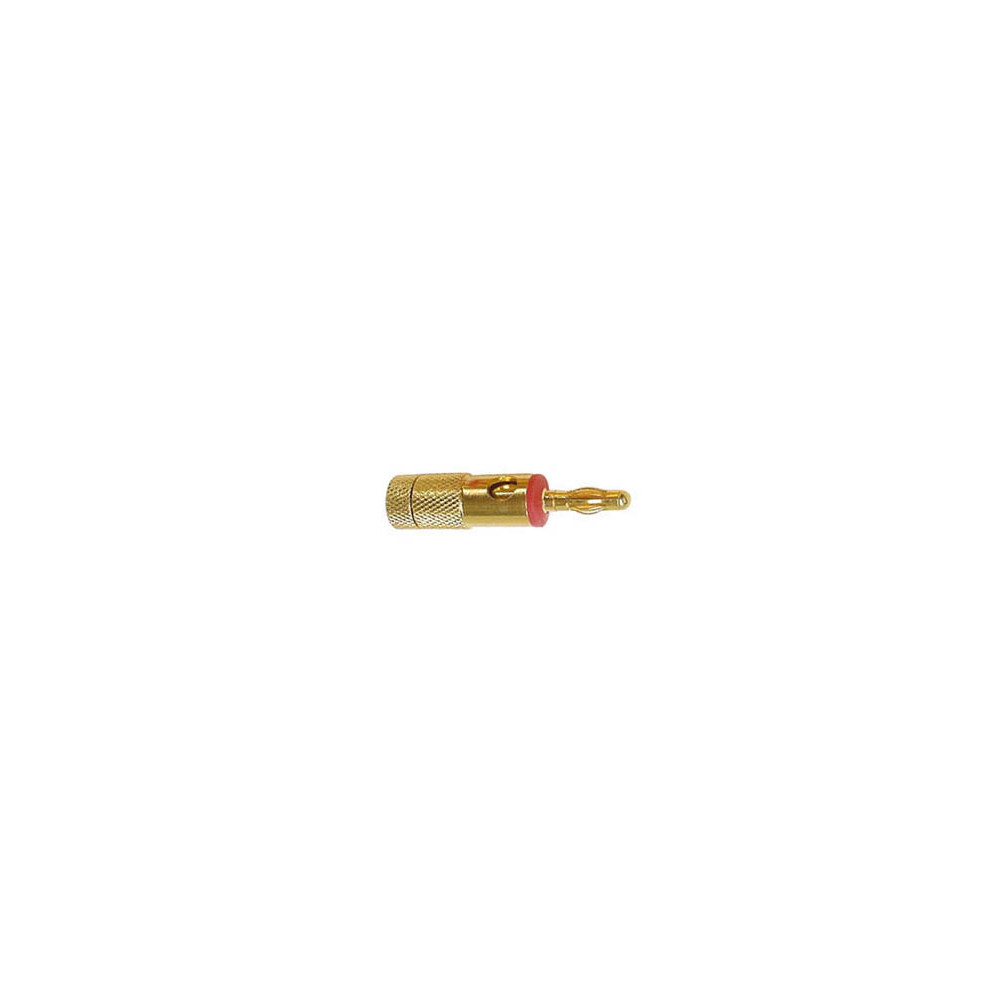 FICHES BANANES DORÉES 4mm - ROUGE