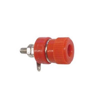 DOUILLE 4mm NICKELEE - ROUGE