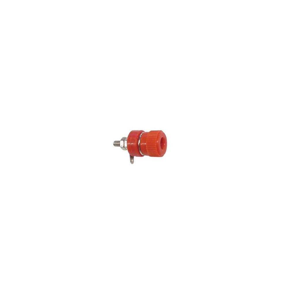 DOUILLE 4mm NICKELEE - ROUGE