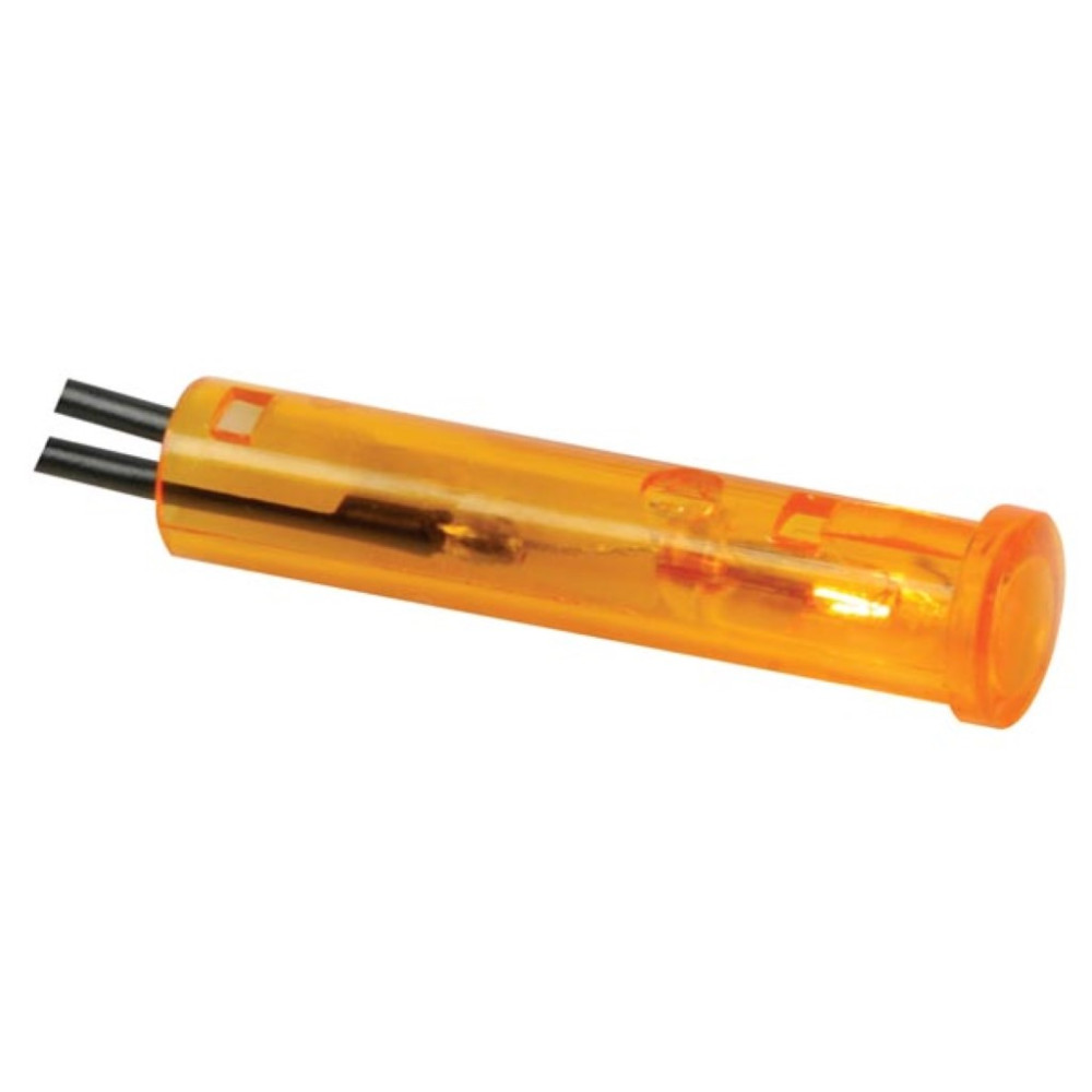 VOYANT ROND 7mm 6V ORANGE
