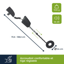 Détecteur de Métaux - Premium - Sensibilité 25 cm