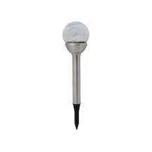 LAMPE SOLAIRE POUR JARDIN - LED RGB - avec socle en acier inoxydable - présentoir de 12 pcs