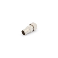 FICHE COAX MALE TV 9.5mm/2.3mm METALLIQUE