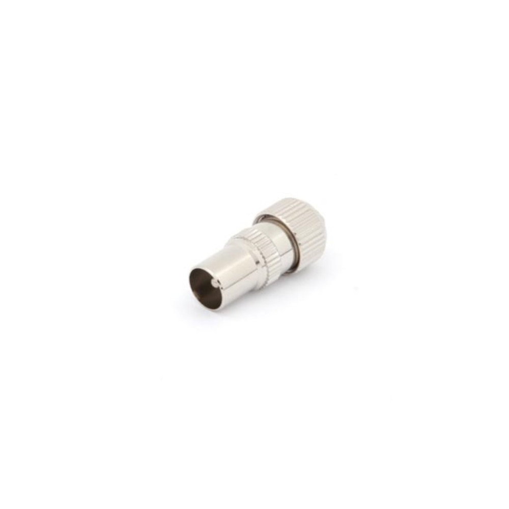 FICHE COAX MALE TV 9.5mm/2.3mm METALLIQUE