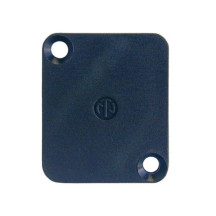 NEUTRIK - PLAQUETTE BORGNE POUR CONNECTEUR TYPE D - NOIRE