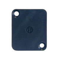 NEUTRIK - PLAQUETTE BORGNE POUR CONNECTEUR TYPE D - NOIRE