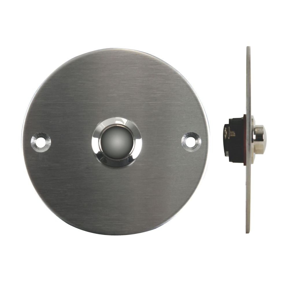 BOUTON DE SONNETTE EN ACIER INOXYDABLE - NO