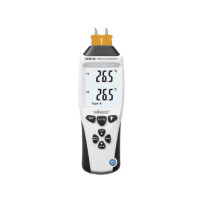 Thermomètre avec thermocouples types K/J