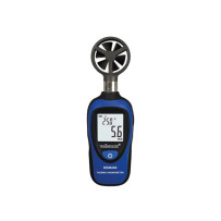 Mini thermomètre/anémomètre numérique