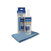 SPRAY NETTOYANT + CHIFFON MICROFIBRE POUR ÉCRANS