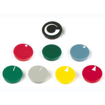 Couvercle pour bouton de 15 mm (jaune - flèche blanche)