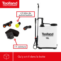 Pulvérisateur à dos, 16L