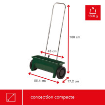 Épandeur - largeur 45 cm - volume 12 l