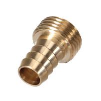 Raccord de robinet en laiton -  filetage extérieur 3/4" - tuyau 5/8" - mâle - Ø15mm - 20x27 mm