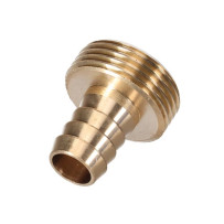 Raccord de robinet en laiton - filetage extérieur 3/4" - tuyau 3/4" - mâle - Ø 19 mm - 20 x 27 mm
