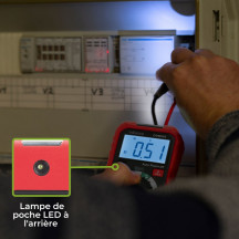 Petit multimètre numérique robuste - CAT III - 600 V - 7 fonctions