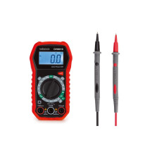 Multimètre numérique compact et antichoc - CAT III - 600 V - 5 fonctions