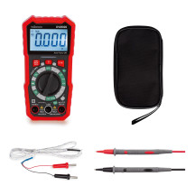 Multimètre numérique universel antichoc à valeur efficace vraie - CAT III - 600 V - 8 fonctions