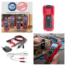 Multimètre numérique industriel antichoc à valeur efficace vraie - CAT III - 1000 V / CAT IV - 600V - 11 fonctions