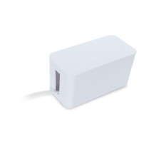 BLOC MULTIPRISE AVEC BOÎTE DE RANGEMENT - 3 PRISES - CÂBLE DE 1.5 m - BLANC - TERRE ALLEMANDE