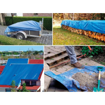 Bâche - bleu/vert - standard - 2 x 8 m
