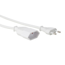 RALLONGE - 1.8 m - BLANC - 2G0.75 - CEE 7/16 "FICHE EURO"+ C7