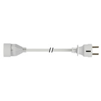 RALLONGE 3 m - BLANC - 3G1.5 - TERRE ALLEMANDE